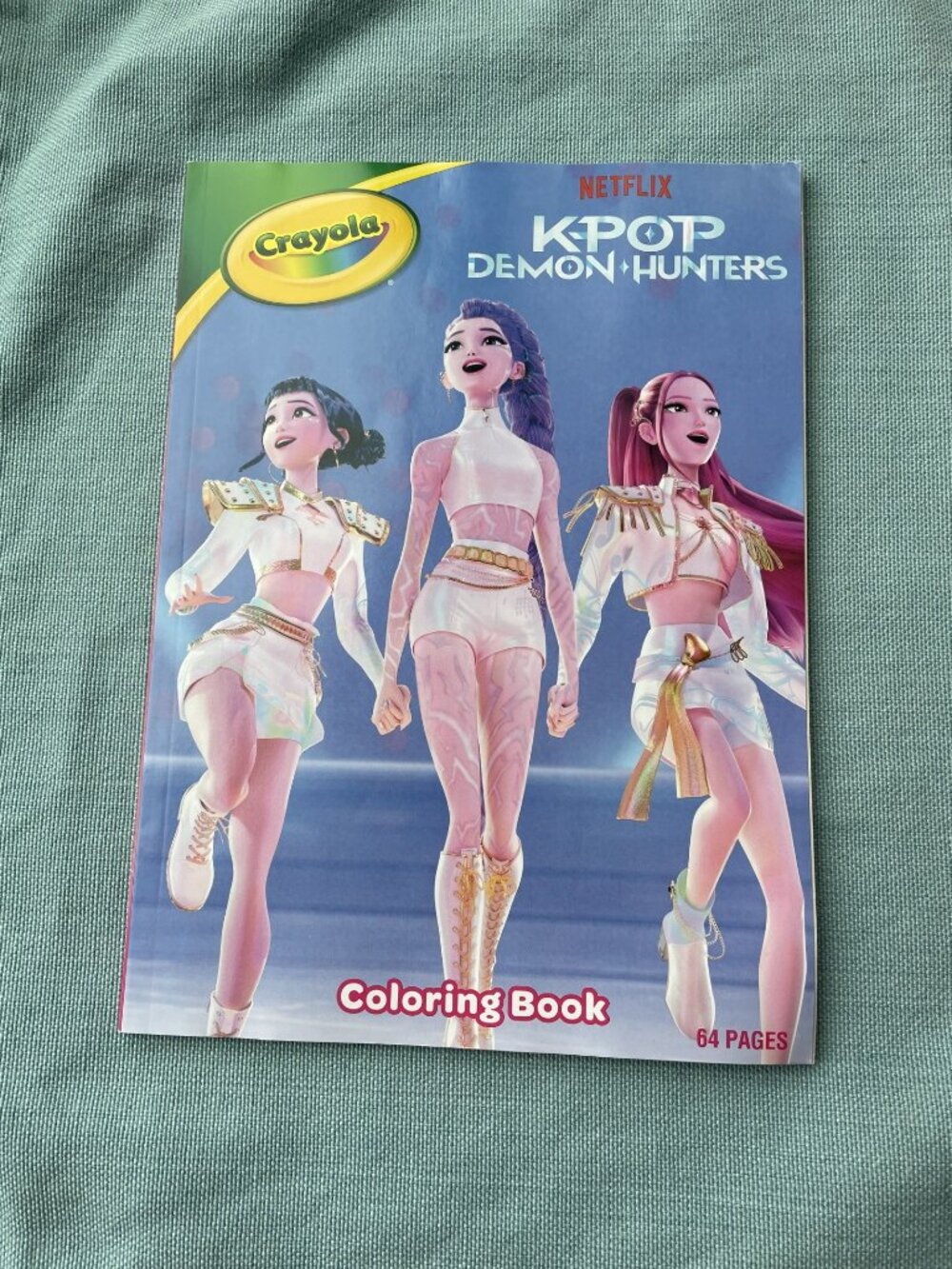 Crayola/Netflix K Pop Demon Hunters Coloring book Rumi, Derpy, Saja new